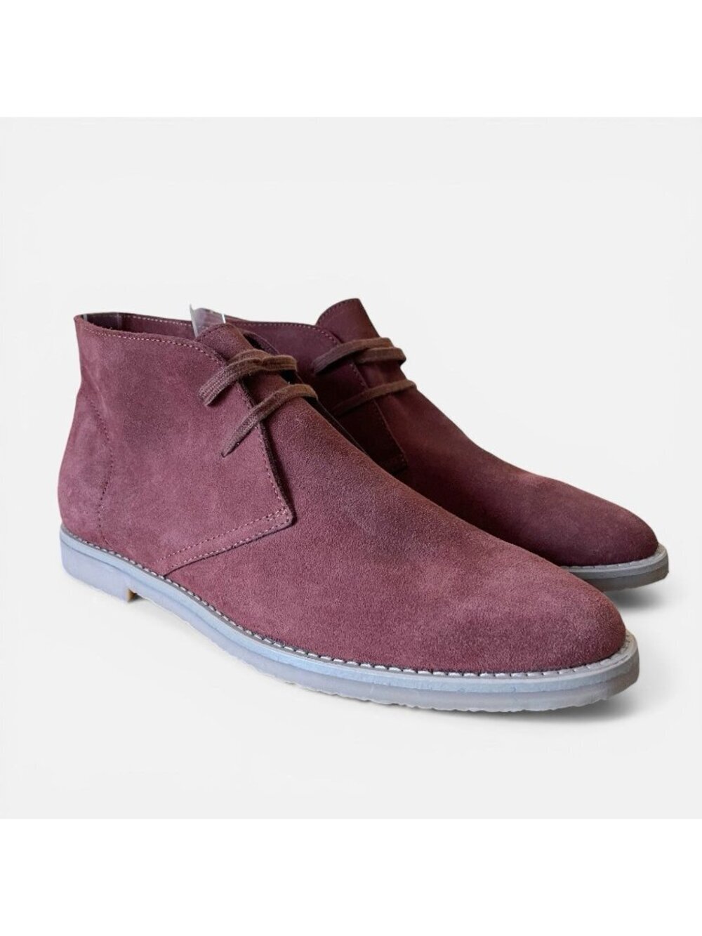 J Crew Mens MacAlister Desert Boots Sz 10 Pecan Brown Suede Leather Chukka Shoe